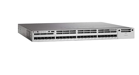 WS-C3850-24XS-E, Cisco Catalyst 3850-E series, 24 port SFP, IP services switch, Refurbished - ShopITgear